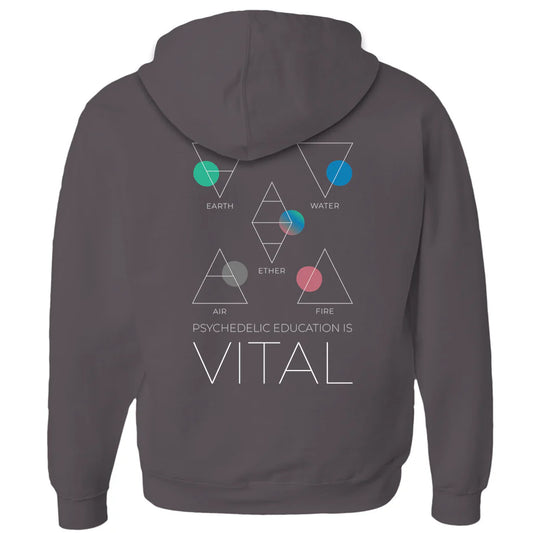 Psychedelic Education is VITAL - Zip Hoodie